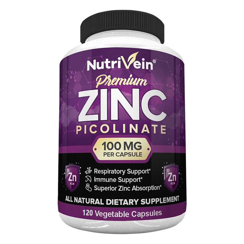 Nutrition Zinc - Picolinato de zinco premium 100mg -