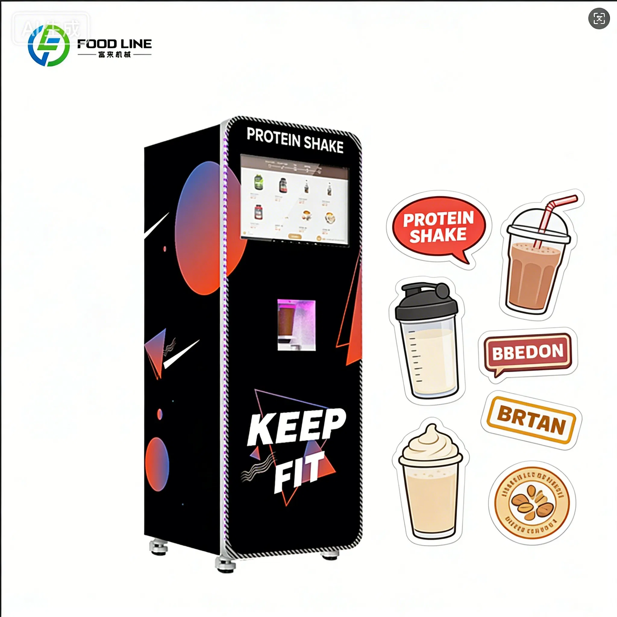 Nutrition Fitness Center - Máquina de Venda Automática de Nutrição,