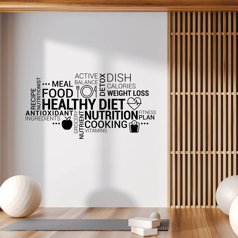 Nutrition For Health Fitness & Sport Melvin Williams - Inspirador saudável comer decalque da parede