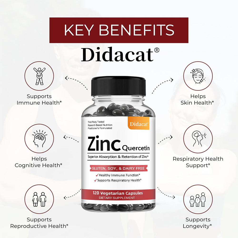 Cápsulas Vegetarianas de Querc - Nutrition Zinc avaliação e preço