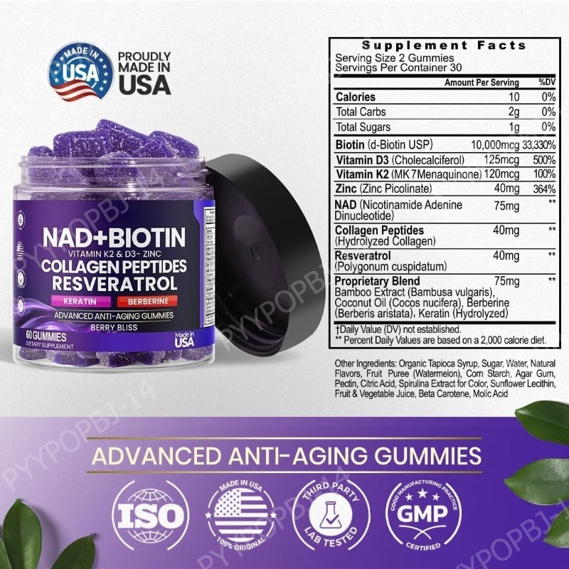 Gomas de Biotina e Colágeno co - Nutrition Zinc avaliação e preço
